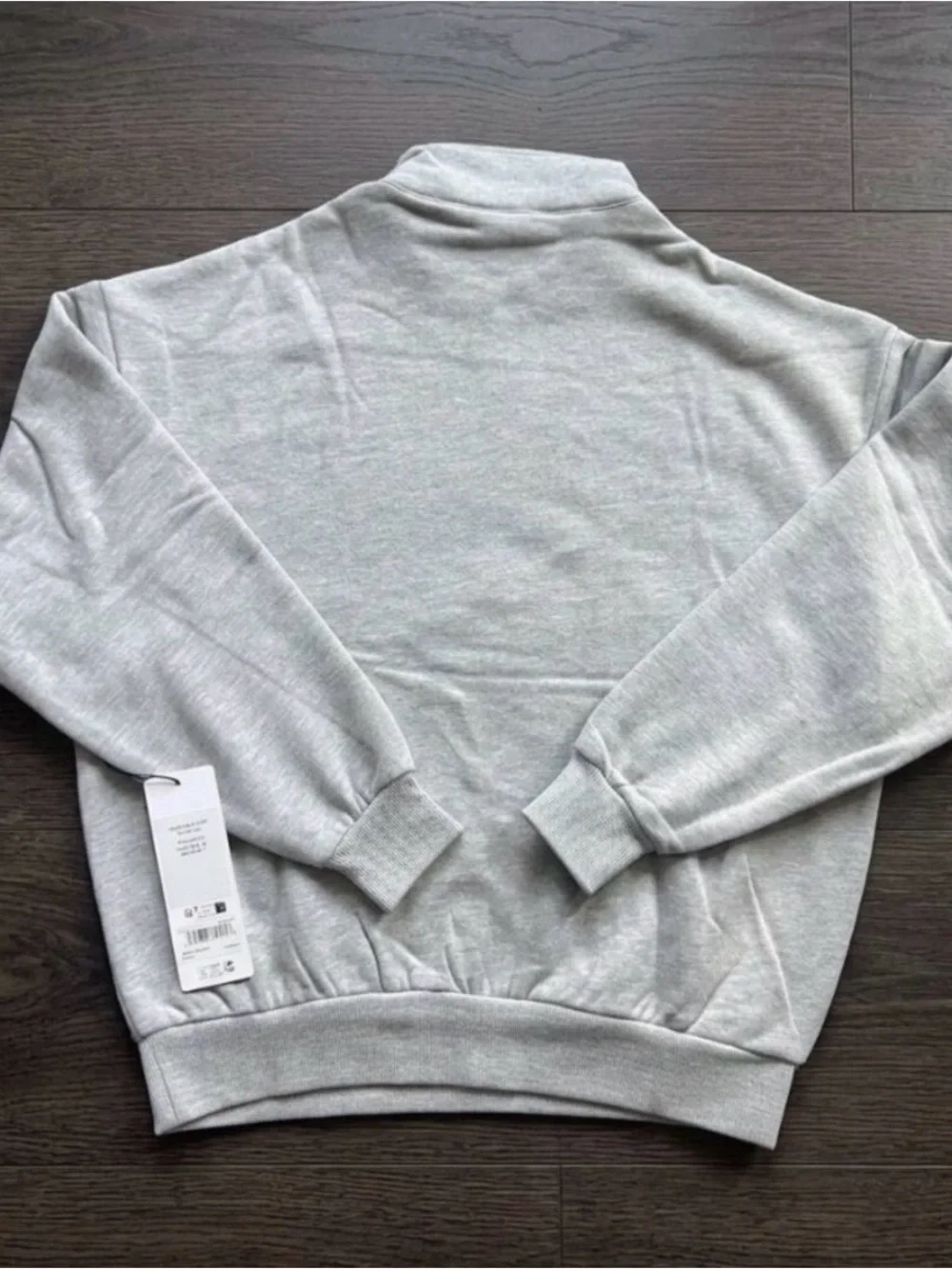 ALO Yoga Accolade 1/4 Zip Women’s Light Gray Pullover Sweatshirt